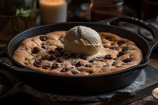 Chocolate Chip Pizookie z lodami waniliowymi