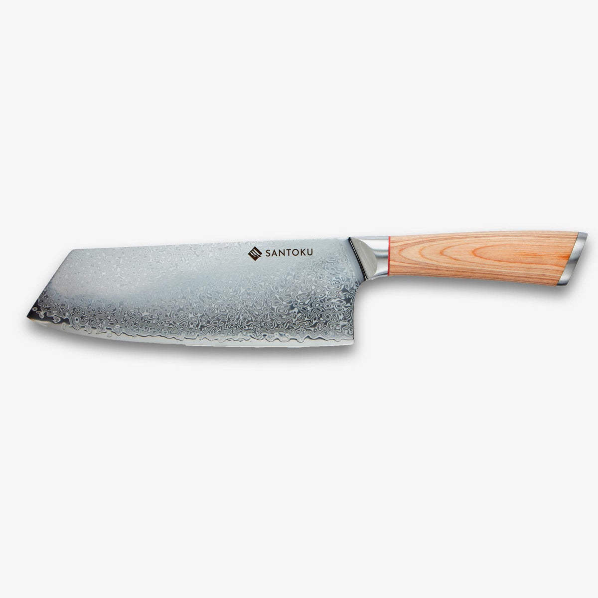 Haruta 7,7-calowy tasak Nakiri VG10 ze stali damasceńskiej z drewnianą rączką i pochwą